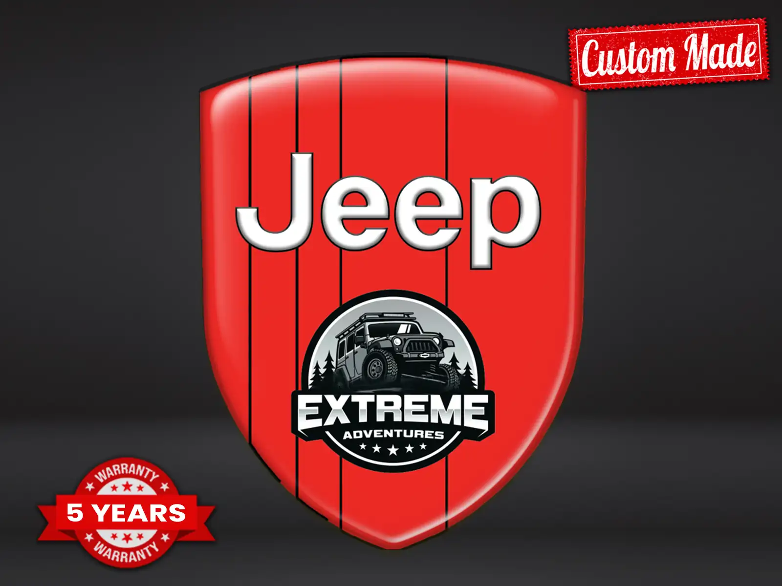 Jeep Adesivi Vinile Auto Resistenti Limitati Pregiati